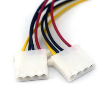 18cm 2 4 pin PSU Galia Splitter Cable LP4 Molex 1 2 Futural Skaitmeninis Karšto Pardavimo JUN30
