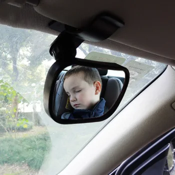 2 in 1 Mini Saugos Automobilio galinės Sėdynės Baby vaizdo Veidrodis, Reguliuojamas Kūdikių Galiniai Išgaubtas Veidrodis Automobilių Kūdikių Vaikams Stebėti Automobilio stiliaus