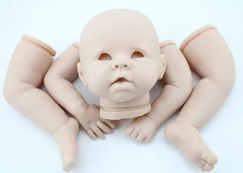 22 Colių Minkšto Vinilo Reborn Baby Lėlės Rinkinys Pelėsių Su Audiniu Kūno Realus Kūdikių Nebaigtų Unpainted Tuščią Atgimsta Lėlės, Rinkiniai