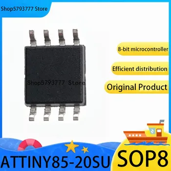 2VNT-20PCS Naują originalus autentiškas ATTINY85-20SU SOP-8 ATTINY85 SOP8 8-bitų mikrovaldiklių