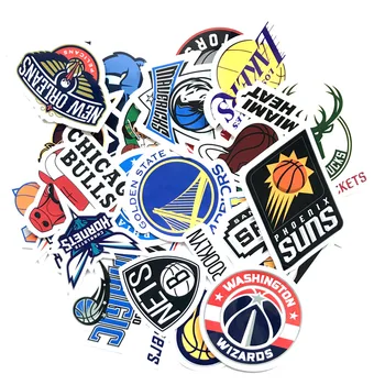 30Pcs/set NBA Krepšinio Logotipu Grafiti Lipdukai Motociklų, Dviračių Telefono 