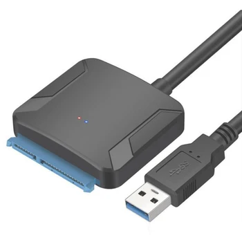 40CM USB 3.0 Adapteris Kabelio Converter 22 pin SATA Kabelis su ES, JAV, JK, adapteris iš 2.5 colių, 3.5 colių HDD SSD Kietąjį Diską