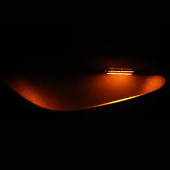 4pcs Automobilių Durų Rankena Apdaila Žibintai Universalus LED Lempos, Aplinkos Šviesos Durų Sandėliavimo Dėžės Vidus Automobilio Mini Priedai