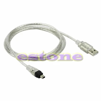 5ft NAUJAS USB Firewire iEEE 1394 jungtis 4 Pin iLink Adapterio Kabelį Dropshipping