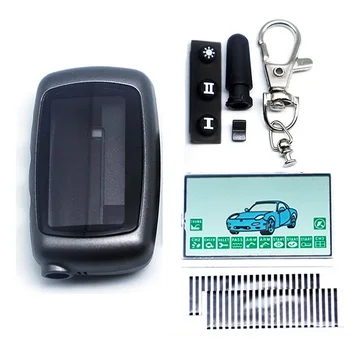 A9 Keychain dėklo korpuso Dangtelis + A9 LCD Ekranas Zebra Lankstus Kabelis Dvi Būdas, Automobilių Signalizacijos Starline Twage A9 A8 LCD Nuotolinio Valdymo