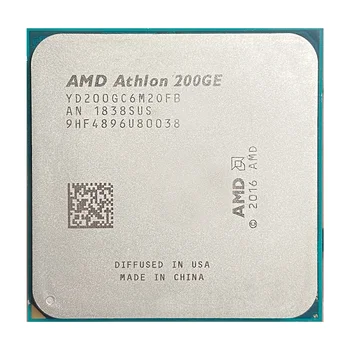 AMD Athlon Ryzen 1920x 200GE X2 200GE 3.2 GHz, Dual-Core, Quad-Sriegis CPU Procesorius YD200GC6M2OFB / YD20GGC6M2OFB Lizdas AM4