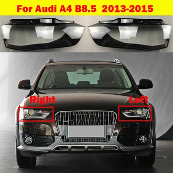 Audi A4 B8.5 Automobilių priekiniai žibintai, skaidrios lempos, lempų gaubtai shell žibintai padengti objektyvo priekinis žibintas stiklo 2013-m.