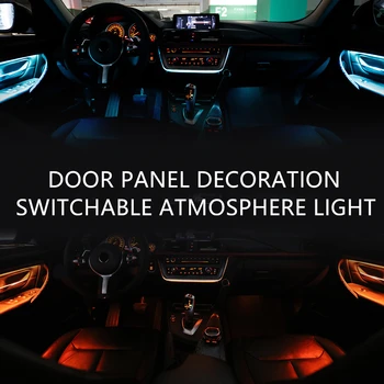 Automobilių Aplinkos Šviesos diodų (LED) Salono Skydelio, Durų Atmosfera Dekoro BMW f30 Sedanas už f31 Vagonu m3 f80
