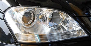 Automobilių Žibintų Padengti Mercedes-Benz W164 ML 2005-2009 m. Priekinis Objektyvo Pakeitimas Auto Shell