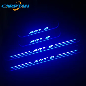 CARPTAH Automobilių Eksterjero Dalys, LED Durų Slenksčio Nusitrinti Plokštė Kelias Dinaminis Streamer šviesos Chrysler SRT8 SRT-8 2005 - 2018