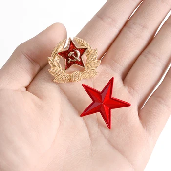 CCCP Sagės Emaliuota Segė TSRS Lėktuvas Star Emblema Atlapas Pin Drabužių Maišą Vintage Badge Šaltojo Karo Papuošalai Dovana Draugams