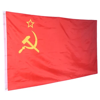 Didelis Dydis Revoliucijos Tarybų Socialistinių Respublikų Sąjungai (SSRS VĖLIAVOS rusijos Sovietų Sąjungos vėliava Sovietų vėliava 90*150cm