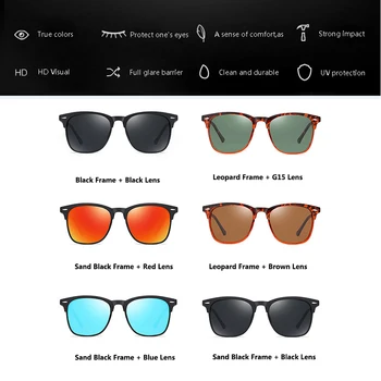 DIGUYAO Classic Prekės ženklo Naujų UV400 Poliarizuota Danga retro vyrų Vairavimo akinių mados Moterų Atspalvių Akiniai nuo saulės Zonnebril