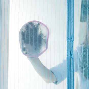 Dulkių šalinimas Švarios Pirštinės valymo servetėlės audiniu, sugeriančiu audeklu, už lango ekrano tinklelio, užuolaidų, namų valymas