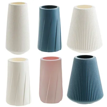 Europos Stiliaus Kūrybos Vaza Hydroponic Augalai Anti-keramikos Vaza, Plastiko, Ne lūžus Žaliųjų Augalų, Gėlių Puodą Namų Puošybai
