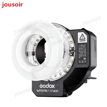 Godox Witstro AR400 400W Li-ion Baterija žiedinė Blykstė Speedlite + LED Vaizdo Šviesos+FT-16 CD30 2Y