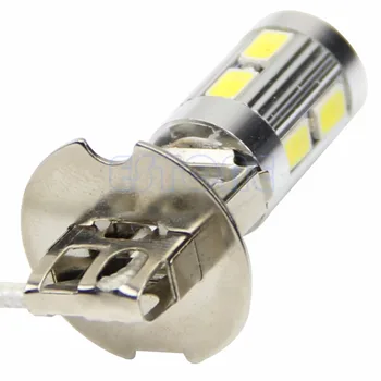 H3 Baltas 10 LED 5630 SMD LED Automobilių Auto Lemputės Uodega Įjungti Rūko Važiavimo Šviesos Aukštos Pluošto #1