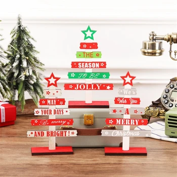 Kalėdų Medžio, Mediniai Namai Papuošalai Kalėdų Dekoracijas Namų Navidad Naujųjų Metų Vaikams Dovanos Ornamentu Prekes