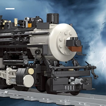 Klasikinis Garo lokomotyvą Geležinkelio Bėgių Rinkinių Kūrimo Bloką Ekspertų Traukinio, tolimojo Plytų Counstrutor Žaislai Vaikams Dovanos