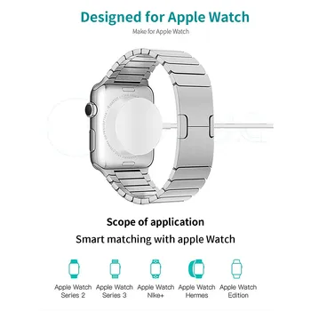 Magnetinis Įkroviklis, Apple Watch Iwatch 3/2/1 Magnetinio Kabelis 38 & 42mm Įkroviklio Įkrovimo Dokas Nešiojamas Įkroviklis Smart Priedai