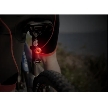MEROCA Smart Nuoma Uodegos Šviesos diodų (LED Stabdžio Jutikliai Galiniai Šviesos MTB USB Įkrovimo Auto On/Off IPX6 Vandeniui atsparus Galinis Žibintas