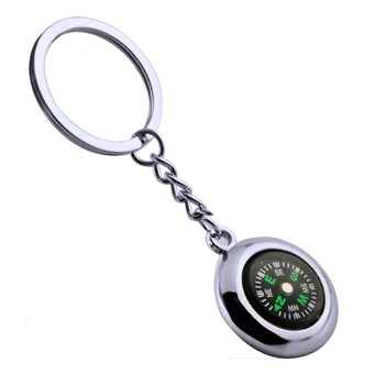 Mini Išgyvenimo Kompasas Key Chain Lauko Kempingas, Žygiai Kišenėje Kompasas Navigator Karabinai Paketų Prižiūrėtojų Raktinę Kopimo Inventorius