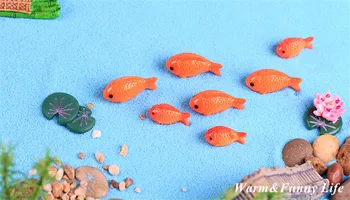 Mini Mielas Mažas Žuvis, Pasakos Sodo Miniatiūros Sodo Ornamentas, Papuošimas Micro Kraštovaizdžio Bonsai Statulėlės, 