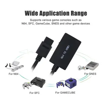 N64, Kad HDMI suderinamus Adapteris Keitiklis W/ HD Laido Nintend 64/SNES/NGC/SFC Gamecube Konsolė, Plug And Play Adapteris