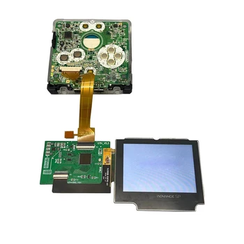 Nauja IPS LCD Ekrano GBA SP Pabrėžti Ryškumo LCD GameBoy Advance SP Mažos Galios Ekranas, Lengvas Montavimas