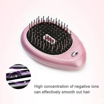 Naują Magic Nešiojamieji Elektriniai Joninis Plaukų Elektros Masažas Šukos Mini Jonų Vibracijos Plaukų Šepetys Galvos Massager Mašina
