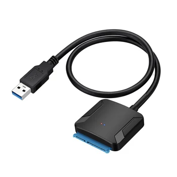 Nešiojamų USB 3.0 Prie SATA Konvertuoti Kabelis Greitai Perdavimo Paramos 2.5/3.5 colio Išorinis SSD HDD Kietojo Disko Adapteris