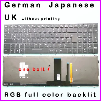 RGB full klaviatūra su foniniu apšvietimu, Skirtą Clevo P950EP6 P955EP6 P950ER P955ER P950HR P950HP6 P957HP6 P950HQ