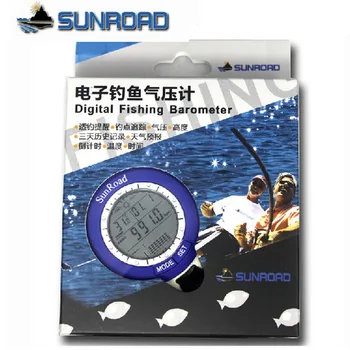 Sunroad SR204 Mini LCD Skaitmeninis Žvejybos Barometras Aukštimatis, Termometras Vandeniui Multi-funkcija LCD Žvejybos Aukštimatis, Barometras