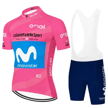 Team Movistar abbigliamento bici da corsa uomo vasaros quick dry dviračių džersis vyrų roupa ciclismo masculino 20D gelio dviračiu dėvėti