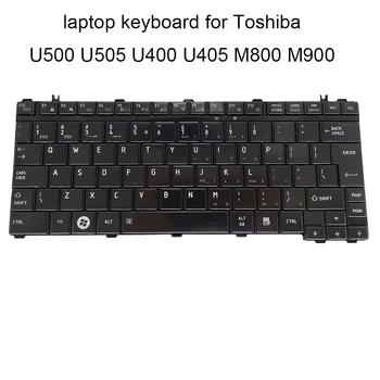 UI Pakeisti klaviatūras Toshiba Satellite U500 U505 M800 M900 U400 U405 T133 T135 anglų MP08H56U46528 juoda nešiojamas KB naujas