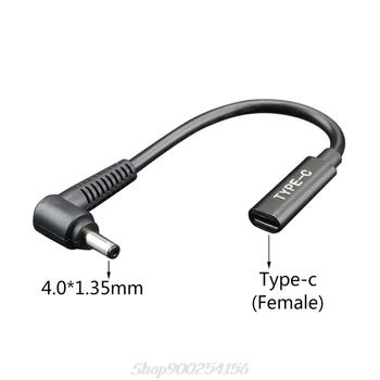 USB 3.1 C Tipo Moterų DC 7.9*5.0 4.0*1.35 5.5*2.5 2.1 4.8*1.7 mm Male PD Galios Įkroviklis Adapteris Jungties Kabelis Dropshipping