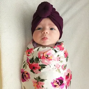 YALOODE 2020 m. Nauja Baby Skrybėlę Mielas Spurgos Baby Girl Berniukas Skrybėlę Minkštos Medvilnės Naujagimiui Turbaną Kepurės Kūdikiams, Vaikiška Kepuraitė Dangtelis variklio Dangčio